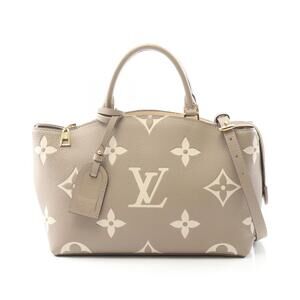 Louis Vuitton Palais Monogram Empreinte Tourtrelle Cream Leather Beige